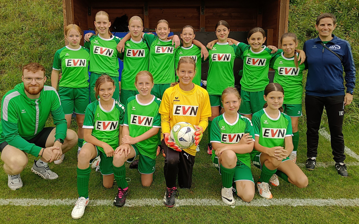 Mannschaftsfoto Mädchenauswahl